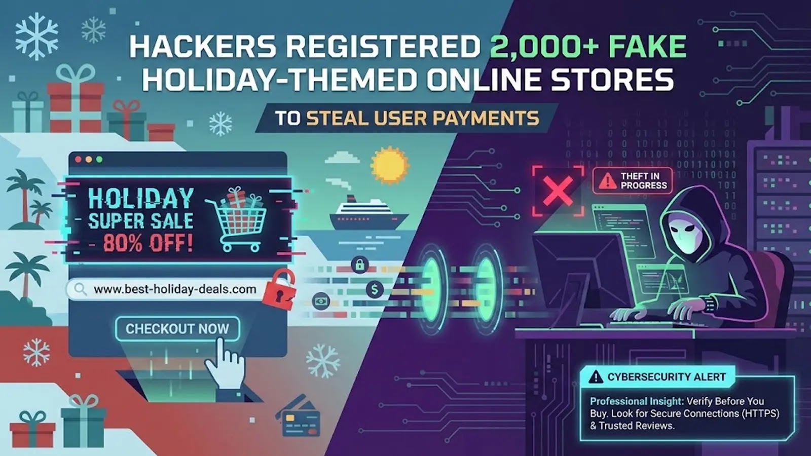 Hackers Registered 2,000+ Fake Holiday-Themed Online Stores to Steal User Payments